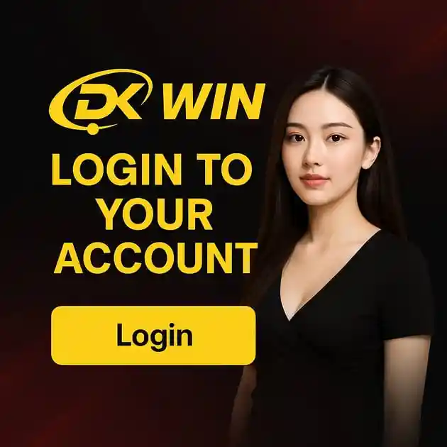 DKWin Login Mobile App UI